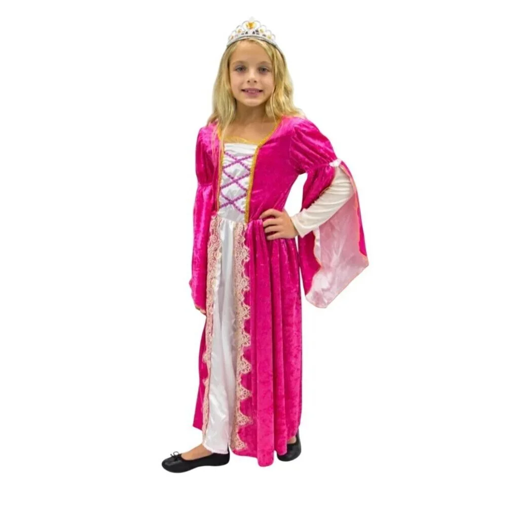 NWT Hauntlook Girl's Regal Queen Halloween Costume Size 5-6 Holiday Party